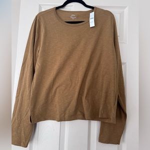 J.Crew 90s fitted organic slub cotton long-sleeve